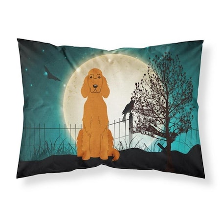 Micasa Halloween Scary Irish Setter Fabric Standard Pillowcase, 20.5 x 0.25 x 30 in. MI222618